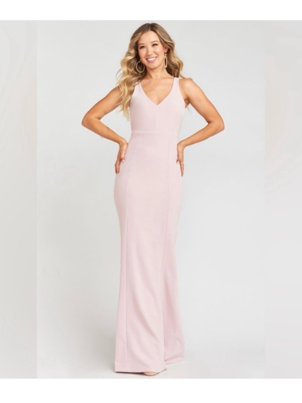 Show Me Your MuMu Morgan Full length gown in Vintage Rose